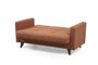 Atelier Del Sofa Polya Sofá Cama de 2 Plazas Rojo Teja